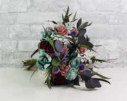 Winter Thistle Bouquet Kit - Sola Wood Flowers