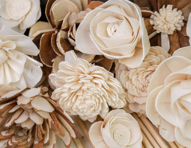 Woodland Wedding Centerpiece Craft Kit - Sola Wood Flowers