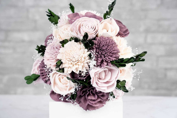 Zen Garden Bridesmaid Bouquet - Sola Wood Flowers